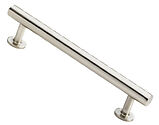 Alexander & Wilks Round T-Bar Cupboard Pull Handle (128mm, 160mm OR 192mm c/c), Satin Nickel - AW814-SN
