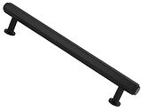 Alexander & Wilks Vesper Hex T-Bar Cupboard Pull Handle (128mm, 160mm OR 224mm c/c), Black - AW830-128-BL