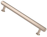 Alexander & Wilks Vesper Hex T-Bar Cupboard Pull Handle (128mm, 160mm OR 224mm c/c), Satin Nickel - AW830-128-SN