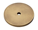 Alexander & Wilks Circular Backplate (25mm, 30mm or 35mm Diameter), Antique Bronze - AW895-25-ABZ