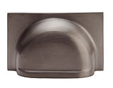 Alexander & Wilks Quantock Cupboard Cup Handle (40mm c/c), Dark Bronze PVD - AW907DBZPVD