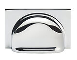 Alexander & Wilks Quantock Cupboard Cup Handle (40mm c/c), Polished Chrome - AW907PC