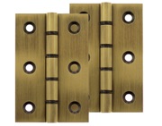 Atlantic 3 Inch Washered Hinges, Antique Brass - AWH3222AB (sold in pairs)