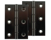 Atlantic 3 Inch Washered Hinges, Black Nickel - AWH3222BN (sold in pairs)