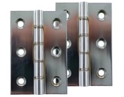 Atlantic 3 Inch Washered Hinges, Polished Chrome - AWH3222PC (sold in pairs)