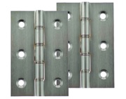 Atlantic 3 Inch Washered Hinges, Satin Chrome - AWH3222SC (sold in pairs)