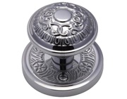 Heritage Brass Aydon Mortice Door Knobs, Polished Chrome - AYD1324-PC (sold in pairs)