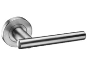 Access Hardware B13 - Satin Stainless Steel Door Handles - B13SSS (sold in pairs)