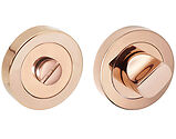 Access Hardware Novas Collection Bathroom Turn & Release, Polished Copper - B9010PCU