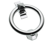 Prima Ring Door Knocker, Polished Chrome - BC779