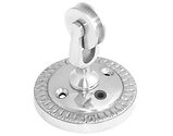 Prima Pulley For Butlers Bell On Round Plate (58mm Diameter), Polished Chrome - BH1011ABC