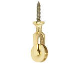 Prima Screw In Pulley For Butlers Bell (55mm Projection Not Including Screw), Polished Brass - BH1011CPB