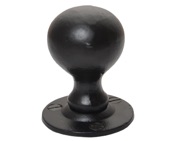 Cardea Ironmongery Ball Mortice Door Knob (45mm Diameter), Black Iron - BI211 (sold in pairs)