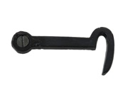 Cardea Ironmongery Shutter Hook, Black Iron - BI389