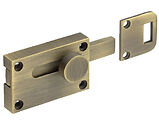 Frelan Hardware Burlington Matching Indicator Lock, Antique Brass - BUR2552AB