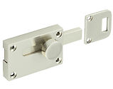 Frelan Hardware Burlington Matching Indicator Lock, Satin Nickel - BUR2552SN