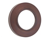 Frelan Hardware Burlington Matching Chamfered Outer Rose For Levers Or Bathroom Turn & Release, Dark Bronze - BUR51DB (sold in pairs)