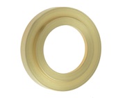 Frelan Hardware Burlington Matching Stepped Outer Rose For Levers Or Bathroom Turn & Release, Satin Brass - BUR52SB (sold in pairs)