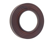 Frelan Hardware Burlington Matching Reeded Outer Rose For Levers Or Bathroom Turn & Release, Dark Bronze - BUR53DB (sold in pairs)