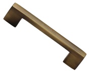 Heritage Brass Metro Design Cabinet Pull Handle (Various Lengths), Antique Brass - C0337-AT