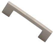Heritage Brass Metro Design Cabinet Pull Handle (Various Lengths), Satin Nickel - C0337-SN