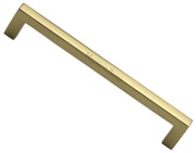 Heritage Brass City Design Cabinet Pull Handle (Various Lengths), Polished Brass - C0339-PB