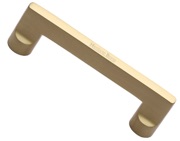Heritage Brass Apollo Design Cabinet Pull Handle (96mm, 128mm, 160mm, 203mm OR 256mm c/c), Satin Brass - C0345-SB