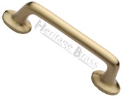 Heritage Brass Traditional Design Cabinet Pull Handle (96mm, 152mm, 203mm OR 256mm C/C), Satin Brass - C0376-SB