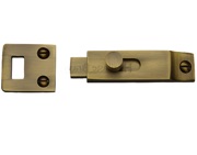 Heritage Brass Slide Bolt (66mm x 19mm), Antique Brass - C1686-AT