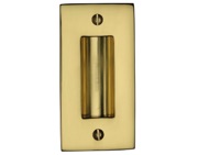 Heritage Brass Flush Pull Handle (102mm OR 152mm), Polished Brass - C1820-PB