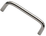 Heritage Brass Wire Design Cabinet Pull Handle (96mm, 128mm OR 160mm C/C), Polished Nickel - C2155-PNF