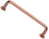 Heritage Brass Wire Design Cabinet Pull Handle With 16mm Circular Rose (96mm, 128mm OR 160mm C/C), Satin Rose Gold - C2156-SRG