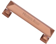 Heritage Brass Pyramid Design Cabinet Pull Handle (Various Lengths), Satin Rose Gold - C2231-SRG