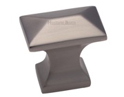 Heritage Brass Anvil Design Pyramid Cabinet Knob, Satin Nickel - C2232-SN