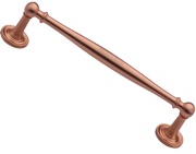 Heritage Brass Colonial Design Cabinet Pull Handle (Various Lengths), Satin Rose Gold - C2533-SRG