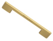 Heritage Brass Victorian Cabinet Pull Handle (Various Lengths), Satin Brass - C3681-SB