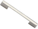 Heritage Brass Bridge Cabinet Pull Handle (96mm, 128mm/160mm OR 192mm/224mm C/C), Polished Nickel - C3684-PNF