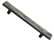 Heritage Brass Fossil Range Pine Cabinet Pull Handle (Various Lengths), Aged Nickel - C3754-AN