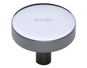 Heritage Brass Disc Cabinet Knob (32mm OR 38mm), Polished Chrome - C3880-PC