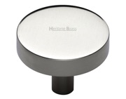 Heritage Brass Disc Cabinet Knob (32mm OR 38mm), Polished Nickel - C3880-PNF