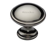 Heritage Brass Domed Cabinet Knob (32mm OR 38mm), Polished Nickel - C3950-PNF