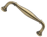 Heritage Brass Henley Traditional Cabinet Pull Handle (102mm, 152mm OR 203mm C/C), Antique Brass - C3960-AT
