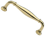 Heritage Brass Henley Traditional Cabinet Pull Handle (102mm, 152mm OR 203mm C/C), Polished Brass - C3960-PB