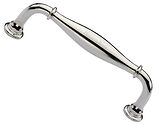 Heritage Brass Henley Traditional Cabinet Pull Handle (102mm, 152mm OR 203mm C/C), Polished Nickel - C3960-PNF