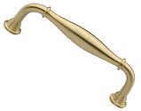 Heritage Brass Henley Traditional Cabinet Pull Handle (102mm, 152mm OR 203mm C/C), Satin Brass - C3960-SB