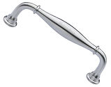 Heritage Brass Henley Traditional Cabinet Pull Handle (102mm, 152mm OR 203mm C/C), Satin Chrome - C3960-SC