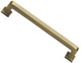 Heritage Brass Square Vintage Cabinet Drawer Pull Handle (101mm, 152mm, 203mm OR 254mm C/C), Antique Brass - C3964-AT