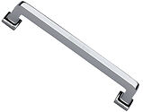Heritage Brass Square Vintage Cabinet Drawer Pull Handle (101mm, 152mm, 203mm OR 254mm C/C), Polished Chrome - C3964-PC
