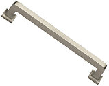 Heritage Brass Square Vintage Cabinet Drawer Pull Handle (101mm, 152mm, 203mm OR 254mm C/C), Satin Nickel - C3964-SN