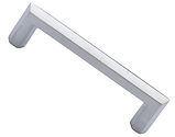 Heritage Brass Hex Profile Cabinet Pull Handle (102mm, 152mm, 203mm OR 254mm C/C), Satin Chrome - C4473-SC